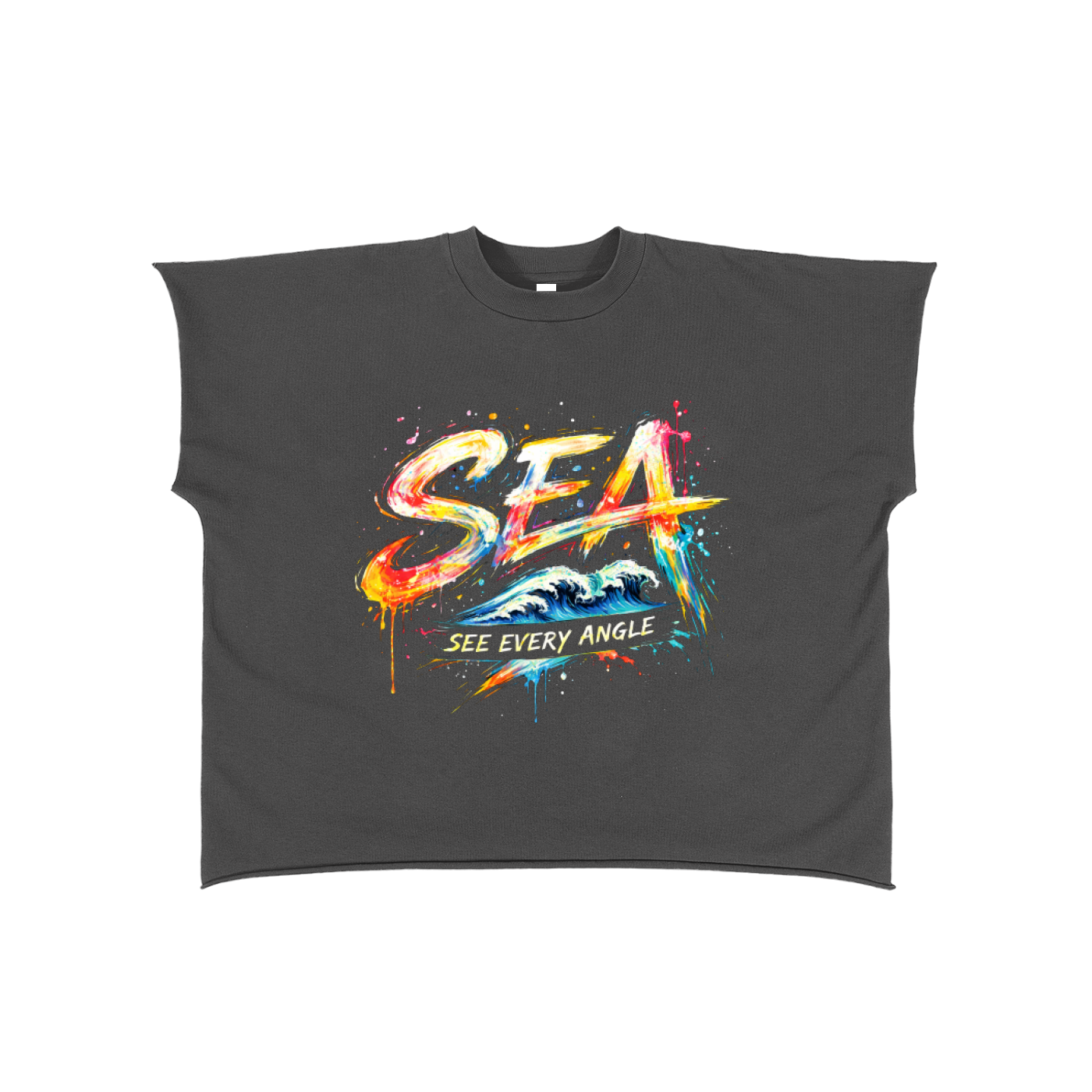NIZ SEA Boxy Non-Shrink T-Shirt